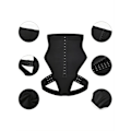 Miniatyrbild 4 av 6: Nya stringtrosor Body Shapewear Kvinnor Sömlös Helkroppsformare Midja Smal Magkontroll Underkläder Platt Mage Underbyst Korsett Black 4XL