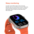 Miniatyrbild 4 av 6: AirPara Smart Watch Ultra Bluetooth Call NFC Smartwatch Wireless Charge Health Monitor Herr Dam Fitness Watches Series 8 Orange