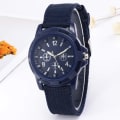 Miniatyrbild 3 av 6: Mode Herr Casual Watch Herrklocka Watch Tyg Canvas Armband Armbandsur Klocka Watch Brown