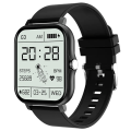 Miniatyrbild 1 av 6: Smart Watch Bluetooth Call Dial Information Push 1,69 Pekskärm Multi Sport Mode Weather Custom Dial Sportarmband Black