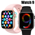 Miniatyrbild 2 av 6: IWO Series 9 Smart Watch I9 Pro Max Trådlös laddning Bluetooth -samtal Sport Sömnpuls Män Kvinna Smartwatch För Apple-telefon White A And SVN With Original Box