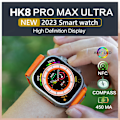 Miniatyrbild 2 av 2: HK8 Pro MAX Ultra Smart Watch Series 8 49 mm 2,12 tum Amoled HD-skärm Hög uppdateringsfrekvens NFC Kompass Man Kvinna Sport SmartWatch and alpine strap-c