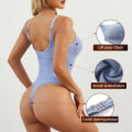 Miniatyrbild 4 av 6: Seamless Shapewear Body Kvinnor Magkontroll Kroppsformare Fajas Colombianas Waist trainer Dam Sexig String Smalning Underkläder Skin L