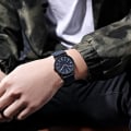 Miniatyrbild 1 av 6: Mode självlysande klockor för män Lyxdesign herrklockor Lysande Hand Wind Alloy Herr Watch Reloj Digital Hombre Navy