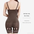 Miniatyrbild 6 av 6: Seamless Body Shaper Kvinnor Body Slimming Waist Trainer Shapewear Underkläder Trimmer Butt Lifter Korsett Magkontroll Underkläder brown L