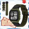 Miniatyrbild 3 av 6: SYNOKE Digital Watch för män Led Vattentät Man Nylon Klockor Lyx Sport Man Armbandsur Stor väckarklocka Relojes Deportivos Full Green set
