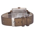Miniatyrbild 3 av 6: Topp Julius Lady Watch Elegant Enkel Square Mode Hours Klänning Armband Nylon Äkta Läder Tjej Födelsedagspresent Ingen låda Gold