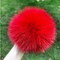 Miniatyrbild 4 av 6: DIY Pom Pom Hårboll Hatt Boll Pom Pom Handgjord Stor Hårboll För Väska Hatt Pompom beige