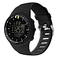 Miniatyrbild 5 av 6: SYNOKE Army Green Casual Watch Herr Sportklockor utomhus Vattentät LED Elektronisk Digital Armbandsur Klocka reloj hombre 2022 Update Black B