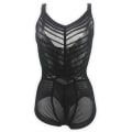 Miniatyrbild 1 av 5: Nytt mode Komfort Kvalitet Sexig Dambody för kvinna/tjej/dam, vogue Waist trainer Underkläder body Shaper WC001 Black M