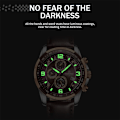 Miniatyrbild 4 av 6: NAVIFORCE Luminous Hands Herrklockor Toppmärke Watch Vattentät Watch Herr Lyx Chronograph Quartz Herrklocka RGCEDBN