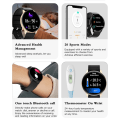 Miniatyrbild 3 av 6: OLED Mode Smart Watch Dam Puls Blodtryck Multifunktionell Watch Herr Kvinna Vattentät Smartwatch Kvinnor black