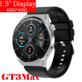 Miniatyrbild 1 av 6: för Huawei Watch GT3 Smart Watch Herr Android Bluetooth Call IP68 Vattentät Blodtryck Fitness Tracker Smartwatch Dam Silver Silicone smartwatch