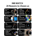 Miniatyrbild 3 av 6: Ny i8 Pro Max Smartwatch Bluetooth Call Herr Sport Fintess klockor Dam Custom Watch Face Series 8 Smart Watch för Apple Watch Pink mesh