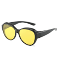 Miniatyrbild 1 av 6: Polarized Fit Over Glasögon Solglasögon Män och kvinnor Nattkörning Glasögon Bär Fit Over Receptbelagda Glasögon FiskeglasögonUV400 Yellow TQ-2