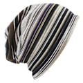 Miniatyrbild 1 av 6: LOVINGSHA Höst Vinter Randig Design Tunna Skullies Beanies Dam Mössor För män Mode Feminino Multifunktionsscarf BHT109 Black One Size