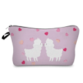 Miniatyrbild 1 av 6: Sminkväska Värmeöverföring Härlig kosmetisk väska med print Liten toalettväska för damer och flickor Presenter Högkvalitativt case 307-15 Alpaca Bag