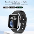 Miniatyrbild 6 av 6: Watch 9 Smart Watch Herr Kroppstemperatur BT Call NFC Always on Display Fitness Women Series 8 Smartwatch för Apple Android Gold mesh belt