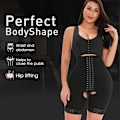 Miniatyrbild 5 av 6: Kvinnor Shapewear Body Shaper Trosa Fajas Efter operation Efter fettsugning Kompressionsplagg Butt Lifter Krokar Black L