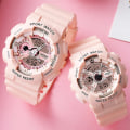 Miniatyrbild 2 av 6: Dam Klockor Män Sanda Top Märke Lyx Rosa Lover Watch Klocka Quatz LED Digital Sport Watch för Dam Män Vattentät white for men
