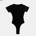 Miniatyrbild 6 av 6: Kvinnors waist trainer Body Shaper Underkläder Stringtrosa Bodysuit för kvinnor Magkontroll One Piece Jumpsuits Seamless Shapewear Fajas Black L