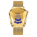 Miniatyrbild 1 av 6: New Arrival Watch Herr Vattentät Kreativ Armbandsur För Man Klocka Herrklocka Watch Masculino Guld Armbandsur i rostfritt stål mesh gold gold