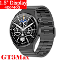 Miniatyrbild 1 av 6: för Huawei Watch GT3 Smart Watch Herr Android Bluetooth Call IP68 Vattentät Blodtryck Fitness Tracker Smartwatch Dam Black Steel Zu smartwatch