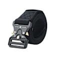 Miniatyrbild 1 av 6: Army Style Stridsbälten Set Inkluderad Väska Krok Snabbkoppling Taktiskt bälte Herr Militär Canvas Utomhus Jakt Camping Trekking Black 125cm
