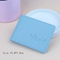 Miniatyrbild 1 av 6: 2020 Läder Körkortshållare Cover för bilkörningsdokument Unisex visitkortshållare Pass Certifikatmapp PU-plånbok B3
