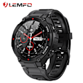 Miniatyrbild 2 av 6: LEMFO Smart Watch Herr Sport Support Bluetooth Ring Ny musikkontroll Väckarklocka Påminnelse Smartwatch för Android-telefon Add black(.125)