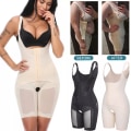 Miniatyrbild 2 av 6: Body Shapewear Full Body Shaper Waist trainer Kvinnor Slimming Slida Magen Slim Shapewear Magkontroll Shapers Faja Corset Black XL