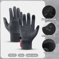 Miniatyrbild 1 av 6: Kyncilor Cykelhandskar Guantes Ciclismo Herr Dam Handske Vattentät Anti Halk Pekskärm Vandring Vinterhandskar GY-79 XL