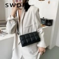 Miniatyrbild 3 av 6: SWDF Ny vår Ny trend Wild Axelväska Mode Rutväska Dam Dam Design Messenger Liten fyrkantig väska Lyxig handväska Brown