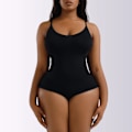 Miniatyrbild 1 av 6: Body Kvinnor Shapewear Kroppsdräkter Öppen gren Bantning Kroppsformare Underkläder Dam Ropers Shapewear Kvinnor Magkontroll Black M