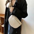 Miniatyrbild 5 av 6: Märke Kvinnlig Bältesväska Mode Läder Fanny pack Myntväska Hög kvalitet Dam Midjeväskor Designer axel Crossbody bröstväska Khaki