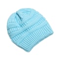 Miniatyrbild 1 av 6: 25 Färgade Enfärgade Beanies Kvinnor Stickade Beanie Hatt Mode Höst Vinter Varma Hattar SkulliesCap För Kvinnor Sky Blue