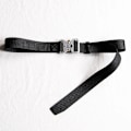 Miniatyrbild 1 av 6: Bälte Män Utomhus Jakt Metall Taktiskt bälte Multifunktionslegering Spänne Högkvalitativ Marine Corps Canvas Bälte för kvinnor 3cm Black silver 100cm