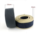 Miniatyrbild 4 av 6: Canvas militärt taktiskt bälte män Hög kvalitet brett metall slät spänne bälte Byxor Tillbehör Ny unisex utomhusträningsbälte Deep khaki belt 110cm