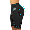 Miniatyrbild 5 av 6: WEPBEL False Ass Butt Lifter Sexig Push Up Intim Body Shaper Hip Up Trosa Vadderade trosor Underkläder Kvinnor Sömlös spetsrumpa Black XXL