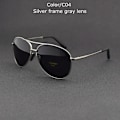 Miniatyrbild 1 av 6: TUZENGYONG 2023 Brand Alloy Herrsolglasögon Polarized UV400 Lens Solglasögon För Herr Pilotglasögon Oculos de sol Hög kvalitet T8013 C04 no box