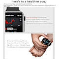 Miniatyrbild 5 av 6: Watch 9 Smart Watch Herr Kroppstemperatur BT Call NFC Always on Display Fitness Women Series 8 Smartwatch för Apple Android Silver Mesh belt