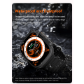 Miniatyrbild 4 av 6: Ultra Smartwatch NFC Bluetooth Call Herr Dam Smart Watch Blood Oxygen Sleep Monitor Titanlegering Case 49mm Series 8 Starlight 1 Ocean(.991)
