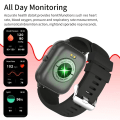 Miniatyrbild 5 av 6: LIGE Bluetooth Call Smart Watch Herr Dam Full Touch Screen Sport Fitness Watch Man Smart Watches Dam Smartwatch Silica gel green