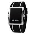 Miniatyrbild 4 av 6: Watch 2021 Mode Digital Armbandsur Sportklockor För Herr Elektronisk klocka Led watch Väckarklocka Zegarek Lover Klockor White