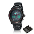 Miniatyrbild 1 av 6: Lyxmärke NAVIFORCE Herrmode Sportklockor Herr Quartz Analog Digital klocka Man Watch i hel stål relogio masculino BBR-BOX