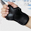 Miniatyrbild 6 av 6: Män Kvinnor Handledsskydd Stöd handflatsskydd Skydd för inlinesåkning Skidor Snowboard Rullutrustning Skydd Handskydd black man L