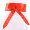 Miniatyrbild 1 av 6: Kvinnor Snörbälte Nytt Bowknot Bälten för Kvinnor Längre Bind Midjeband Slips Rosett Dam Klänning Dekoration Mode Pu Bredt Bälte orange 225cm