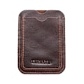 Miniatyrbild 1 av 6: 1 st äkta läder smal plånbok Kredit-id-kortshållare Handväska Case för män Modeväska för män Cover Brown