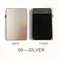 Miniatyrbild 1 av 6: Smal RFID mode pop-up tryckknapp case med elasticitetspåse Stöldskydds Creative Smart Wallet Ny namnkortshållare Silver