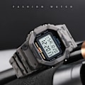 Miniatyrbild 6 av 6: SKMEI Multifunktionell Digital Watch Herr 2 Time Count Down Herrarmbandsur Mode Retro Manklockor reloj hombre 1628 Gray camo with box